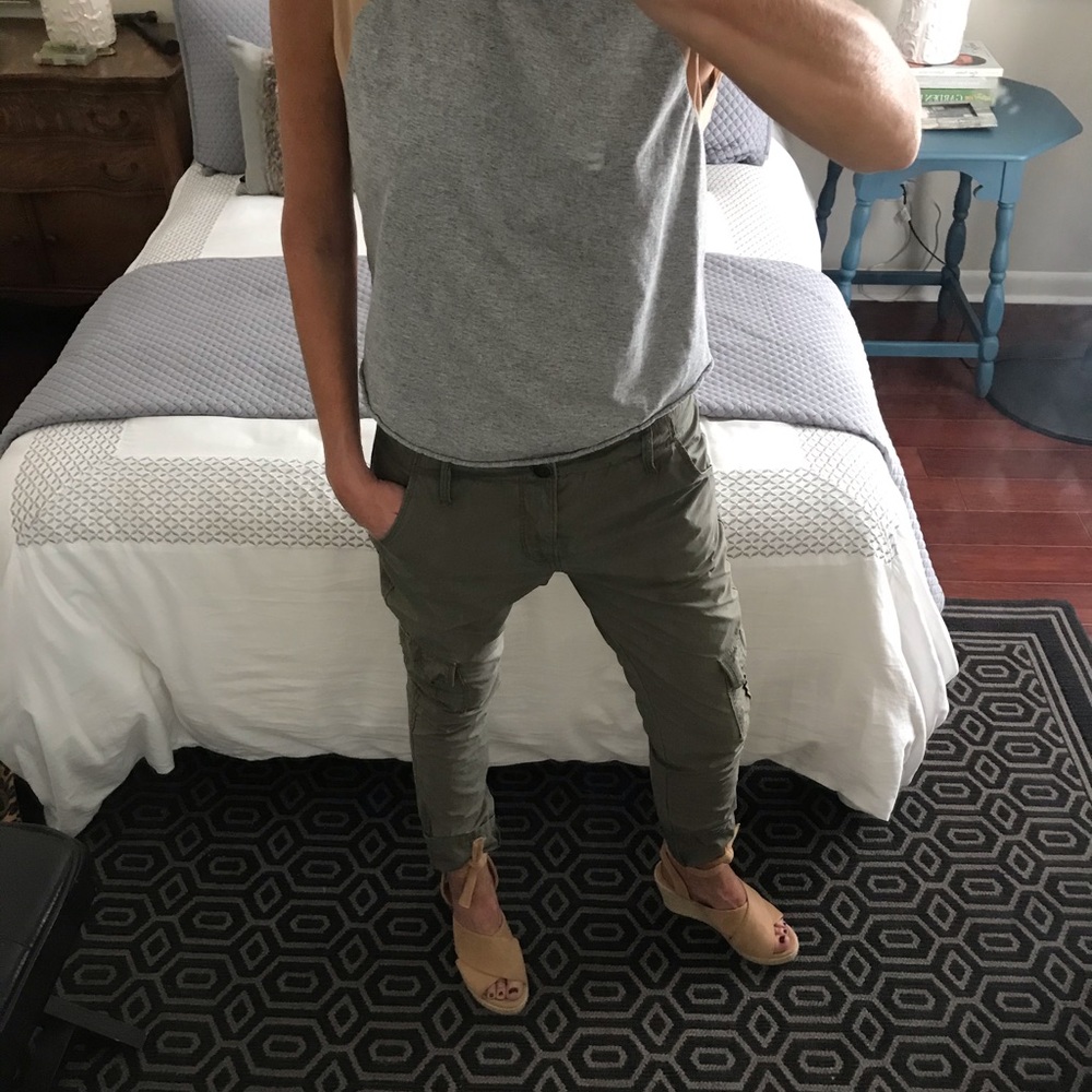 True religion olive cargo jogger
